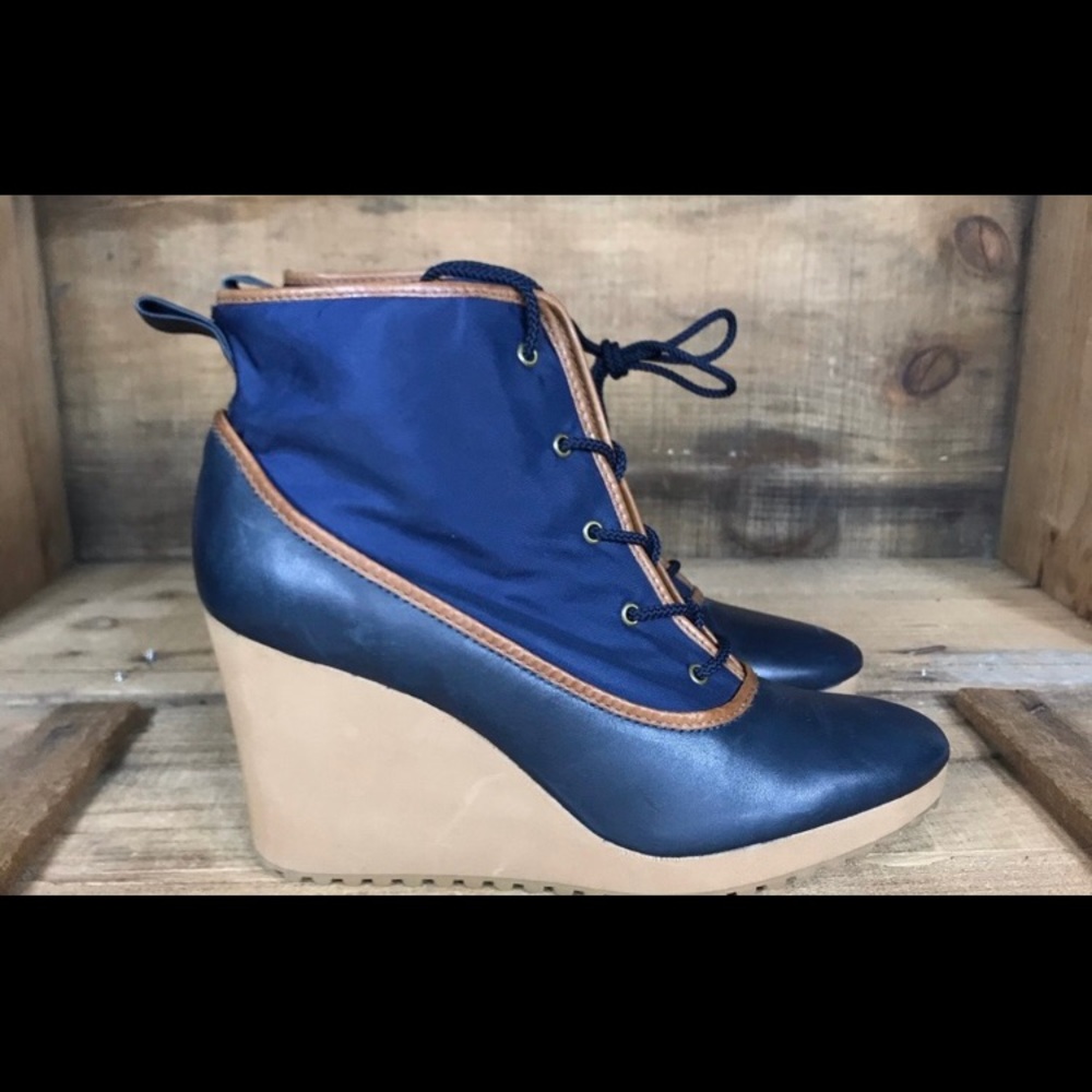 LL Bean Wedge Duckboot Ankle Bootie